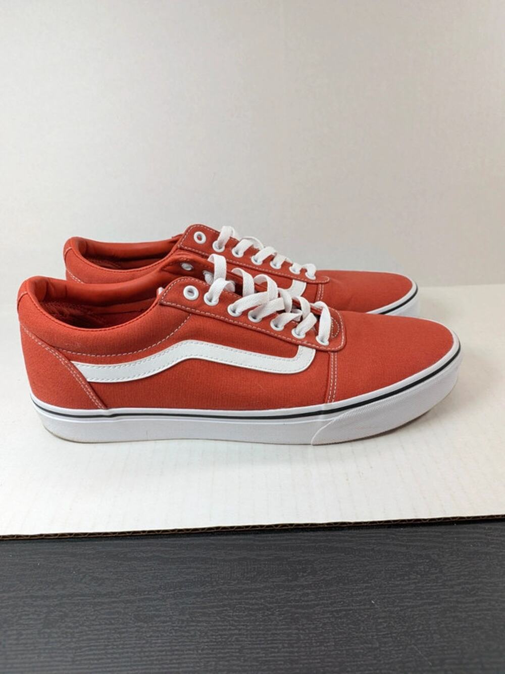 Mens orange vans classic low top size 12